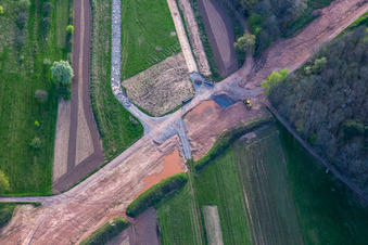 Corridor through the Palatinate Forest for the reconstruction of the 51 km section of the Trans-Europe Natural Gas Pipeline (TENP-III from the Netherlands to Switzerland) between Mittelbrunn and Klingenmünster in Waldrohrbach in the state Rhineland-Palatinate, Germany