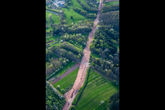 Corridor through the Palatinate Forest for the reconstruction of the 51 km section of the Trans-Europe Natural Gas Pipeline (TENP-III from the Netherlands to Switzerland) between Mittelbrunn and Klingenmünster in the district Gossersweiler in Gossersweiler-Stein in the state Rhineland-Palatinate, Germany