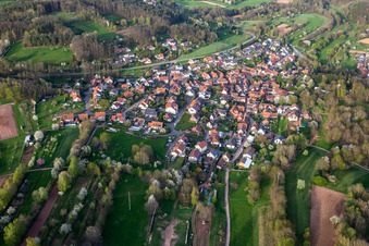 From the southwest in Völkersweiler in the state Rhineland-Palatinate, Germany