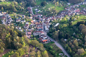 Schwanheim in the state Rhineland-Palatinate, Germany out of the air