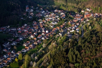Aerial photograpy of Lug in the state Rhineland-Palatinate, Germany