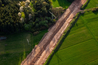 Corridor through the Palatinate Forest for the reconstruction of the 51 km section of the Trans-Europe Natural Gas Pipeline (TENP-III from the Netherlands to Switzerland) between Mittelbrunn and Klingenmünster in Spirkelbach in the state Rhineland-Palatinate, Germany