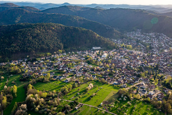 From the northeast in Hauenstein in the state Rhineland-Palatinate, Germany