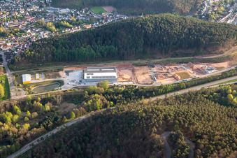Neufeld industrial area in Wilgartswiesen in the state Rhineland-Palatinate, Germany