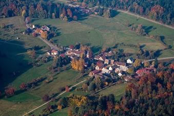 From the southwest in the district Freiolsheim in Gaggenau in the state Baden-Wuerttemberg, Germany