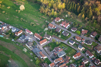 Aerial photograpy of From the northwest in Böllenborn in the state Rhineland-Palatinate, Germany