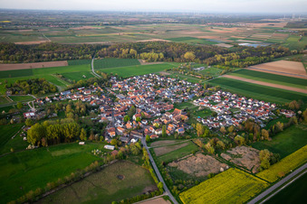 Aerial view of From the southwest in Barbelroth in the state Rhineland-Palatinate, Germany