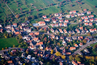 Mahlberg School and Dr.-Aloys-Henhöfer-Straße in the district Völkersbach in Malsch in the state Baden-Wuerttemberg, Germany