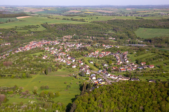 From the west in Wittring in the state Moselle, France
