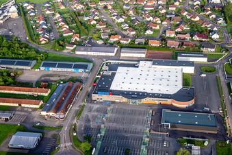 Super U et Drive in Sarralbe in the state Moselle, France