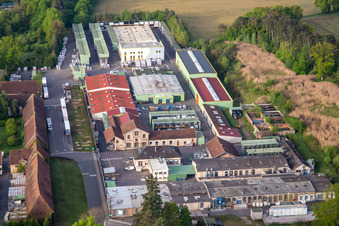 Aerial photograpy of LE HARAS commercial area with Bluetek Sarralbe, SIA Service | Expert in security incendie in Sarralbe in the state Moselle, France