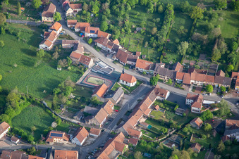 Rue Principale in Burbach in the state Bas-Rhin, France