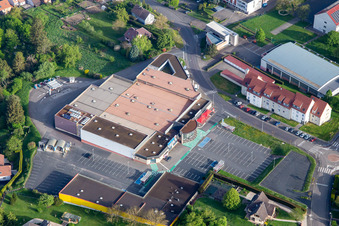 Super U et Drive in Diemeringen in the state Bas-Rhin, France