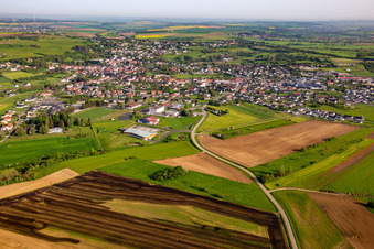From the south in Rohrbach-lès-Bitche in the state Moselle, France