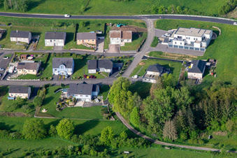 Villas on the hillside in Achen in the state Moselle, France