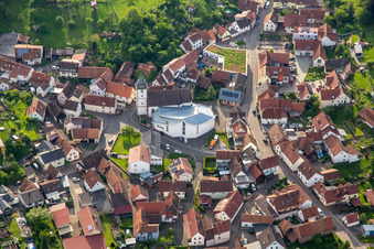 St. Cyriacus Church in the district Gossersweiler in Gossersweiler-Stein in the state Rhineland-Palatinate, Germany