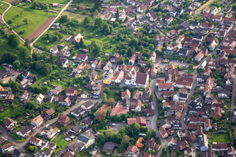 From the east in Wernersberg in the state Rhineland-Palatinate, Germany