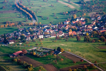 Cemetery in the district Schluttenbach in Ettlingen in the state Baden-Wuerttemberg, Germany