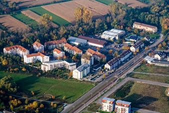 Leichtsandstr in the district Forchheim in Rheinstetten in the state Baden-Wuerttemberg, Germany
