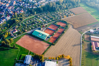 Tennis Club in the district Forchheim in Rheinstetten in the state Baden-Wuerttemberg, Germany