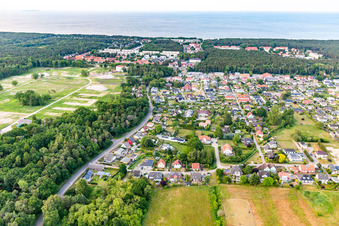 From the southwest in Karlshagen in the state Mecklenburg-Western Pomerania, Germany
