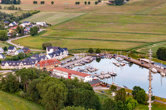 Yacht and fishing port Karlshagen in Karlshagen in the state Mecklenburg-Western Pomerania, Germany