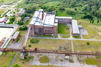 Historical-Technical Museum Peenemünde on rocket construction in World War II in the former power plant in Peenemünde in the state Mecklenburg-Western Pomerania, Germany