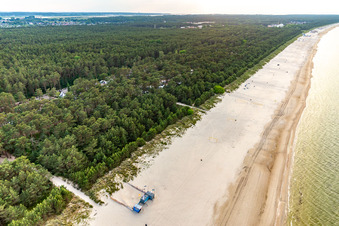 Dune Camp Karlshagen in Karlshagen in the state Mecklenburg-Western Pomerania, Germany seen from above