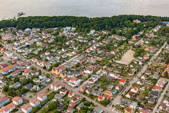 Aerial photograpy of Koserow in the state Mecklenburg-Western Pomerania, Germany