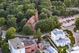 Evangelical Church Seaside Resort Heringsdorf in Heringsdorf in the state Mecklenburg-Western Pomerania, Germany
