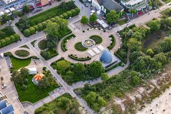 Concert stage Seebad Heringsdorf in Heringsdorf in the state Mecklenburg-Western Pomerania, Germany