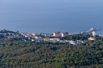 Health resort Heringsdorf and rehabilitation clinic Usedom Baltic Sea resort Heringsdorf in front of the pier Heringsdorf in Heringsdorf in the state Mecklenburg-Western Pomerania, Germany
