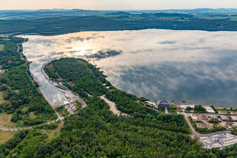 Marina Hagenwerder on Lake Berzdorf in the district Hagenwerder in Görlitz in the state Saxony, Germany