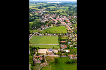 From the south in Ostritz in the state Saxony, Germany