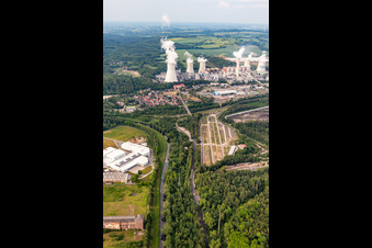 Turów brown coal power plant "PGE Górnictwo i Energetyka Konwencjonalna SA, Oddział Elektrownia Turów in the district Hirschfelde in Zittau in the state Saxony, Germany