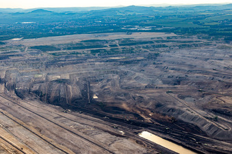 Opencast brown coal mine "PGE Górnictwo i Energetyka Konwencjonalna Oddział Kopalnia Węgla Brunatnego Turów in Białopole in the state Lower Silesia, Poland