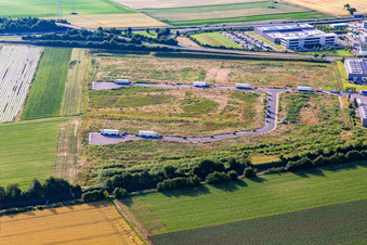Development of the northern extension of the Speyer Valley commercial area in Rülzheim in the state Rhineland-Palatinate, Germany