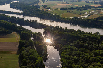 Pumping station Sondernheim on the Michelsbach in the district Sondernheim in Germersheim in the state Rhineland-Palatinate, Germany