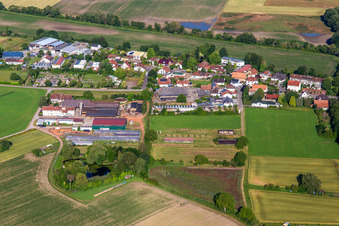 Friedhofstr in Neupotz in the state Rhineland-Palatinate, Germany