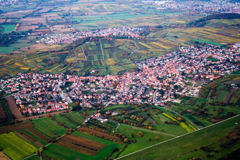 From the south in Malsch in the state Baden-Wuerttemberg, Germany