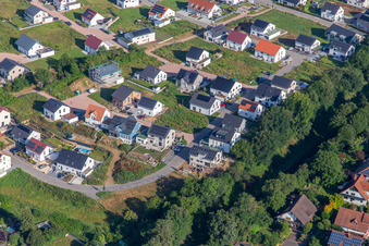Aerial view of Rose Path in Kandel in the state Rhineland-Palatinate, Germany