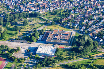 Celtic Hall and Secondary School in the district Mörsch in Rheinstetten in the state Baden-Wuerttemberg, Germany
