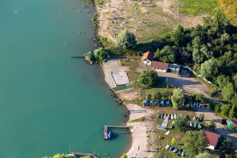 Neuburgweier Sailing Club eV in the district Silberstreifen in Rheinstetten in the state Baden-Wuerttemberg, Germany