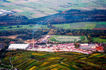 Technical facilities in the industrial area WIENERBERGER MALSCH in the district Rot in Malsch in the state Baden-Wurttemberg