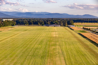 Gliding site Rheinstetten in the district Silberstreifen in Rheinstetten in the state Baden-Wuerttemberg, Germany