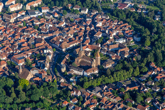 Abbatiale Saint Pierre et Paul in Wissembourg in the state Bas-Rhin, France