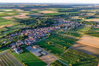 Aerial view of From the southwest in Winden in the state Rhineland-Palatinate, Germany