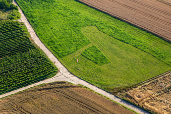 Towing area of the hang gliding club "nix wie nuff in Offenbach an der Queich in the state Rhineland-Palatinate, Germany