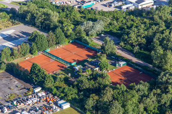 TCO tennis court in Offenbach an der Queich in the state Rhineland-Palatinate, Germany
