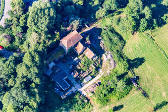Old Mill on the Erlenbach in the district Minderslachen in Kandel in the state Rhineland-Palatinate, Germany